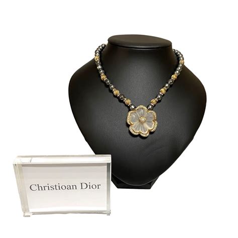 custom dior necklace|genuine christian Dior necklace.